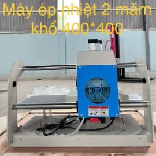 Ép nhiệt 400x400 (mm) hai mâm.