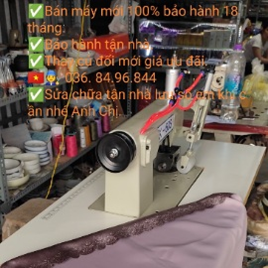 Máy cán rèm hai motor xài khí nén 