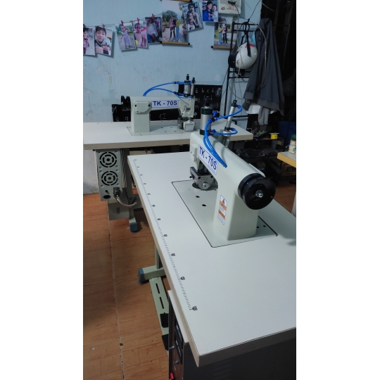 Máy cán rèm hai motor xài khí nén 